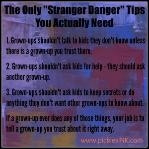 Stranger Danger Tips