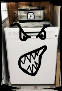 Scary dishwasher