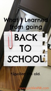 What I learned from going BACK TO SCHOOL - the BlogU experience from www.picklesINK.com
